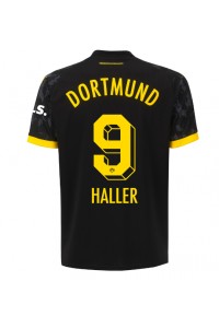 Fotbalové Dres Borussia Dortmund Sebastien Haller #9 Venkovní Oblečení 2023-24 Krátký Rukáv